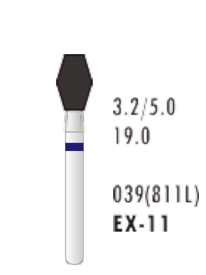Fraise diamantée EX-11